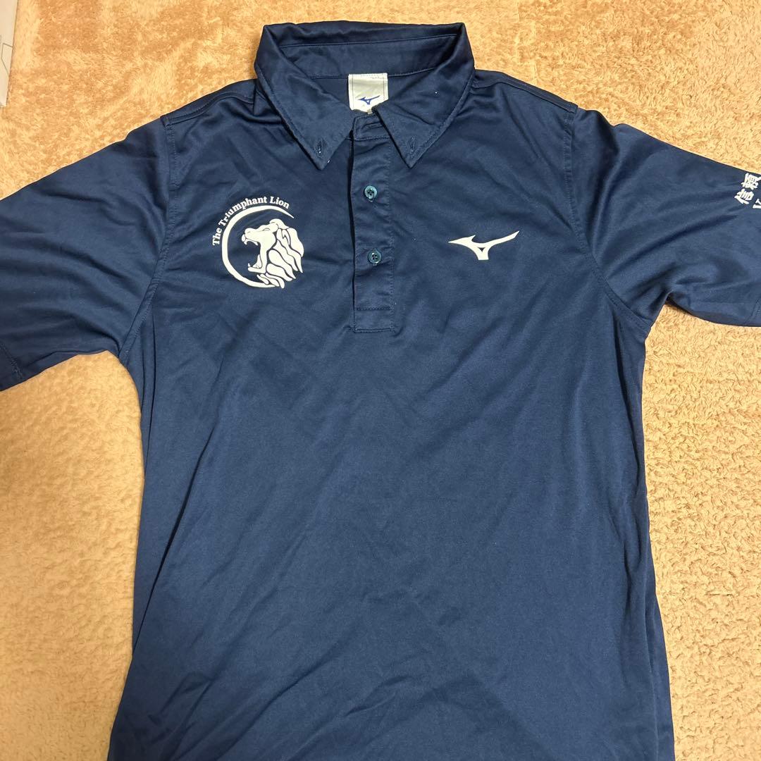 限定品 日体大 Mizuno ネイビー ポロシャツ NSSU 大会記念N-XTポロシャツ|32JAV502|ミズノトレーニング|トレーニング