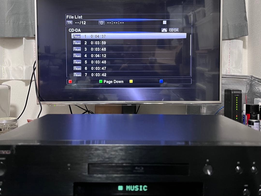 レア リモコン付 オンキョー ブルーレイプレイヤー BD-SP809