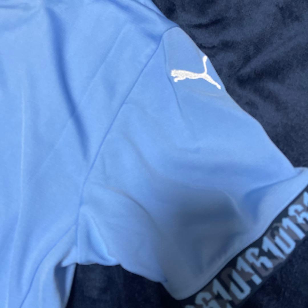 kamo 新品袋入り マンチェスター・シティ Puma ジャージ ブルー Puma