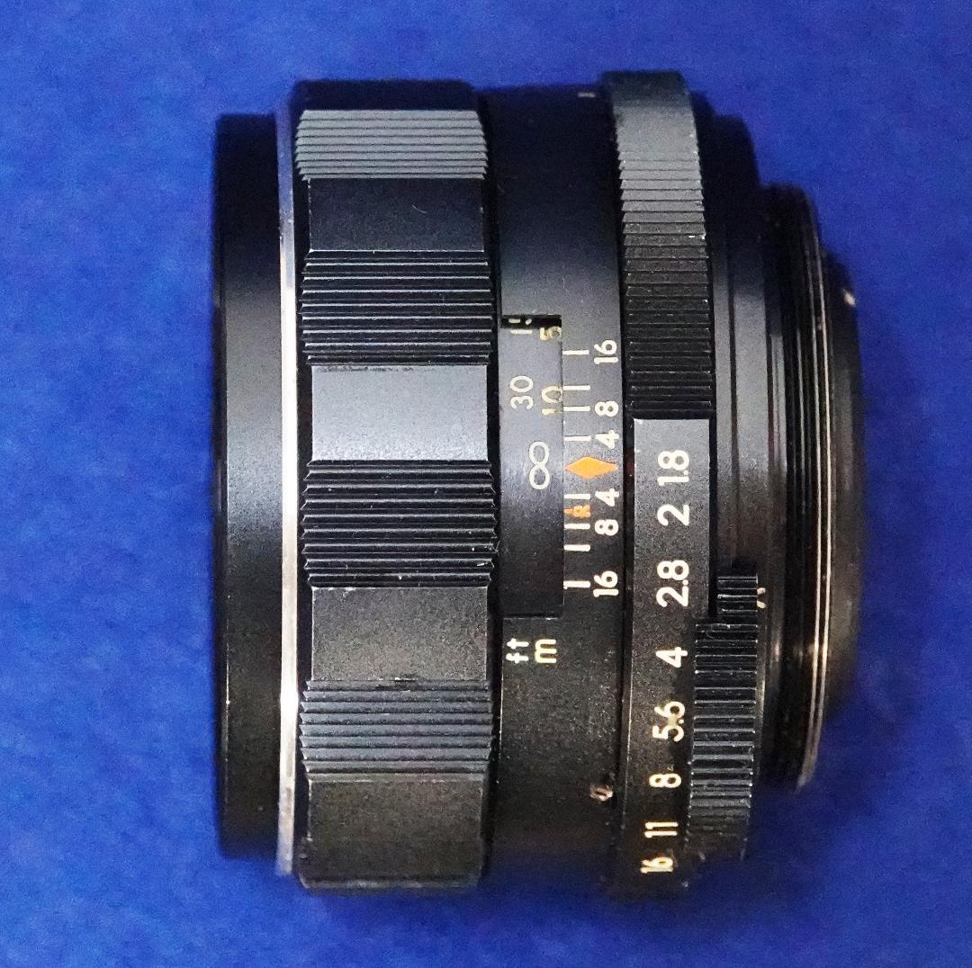 915131　極上美品フレア有　前期型Super-Takumar　F1.8/55