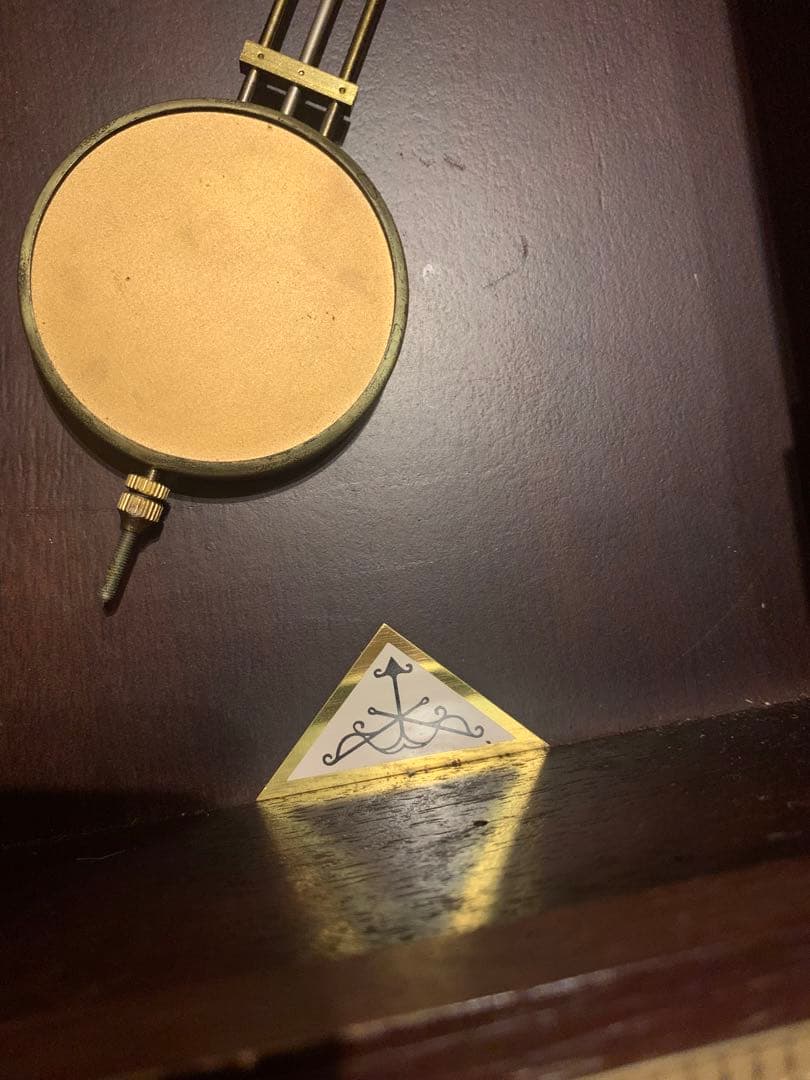 中古Aichi Tokei spanish vela振り子時計 ゼンマイ式柱時計 - メルカリ