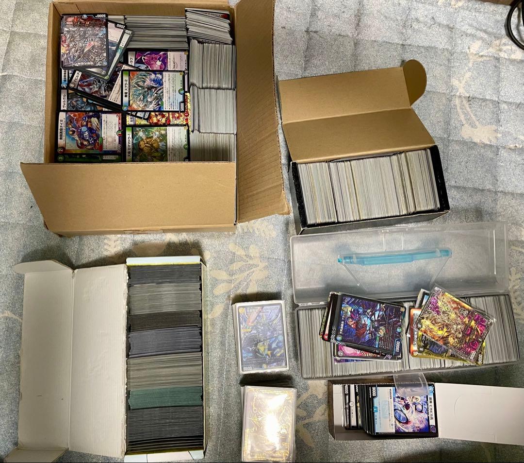 デュエルマスターズ 引退品　デッキ、スリーブ、デッキケース、まとめ売り 引退品】デュエルマスターズカードセット 約3000枚&8デッキ以上 - メルカリ