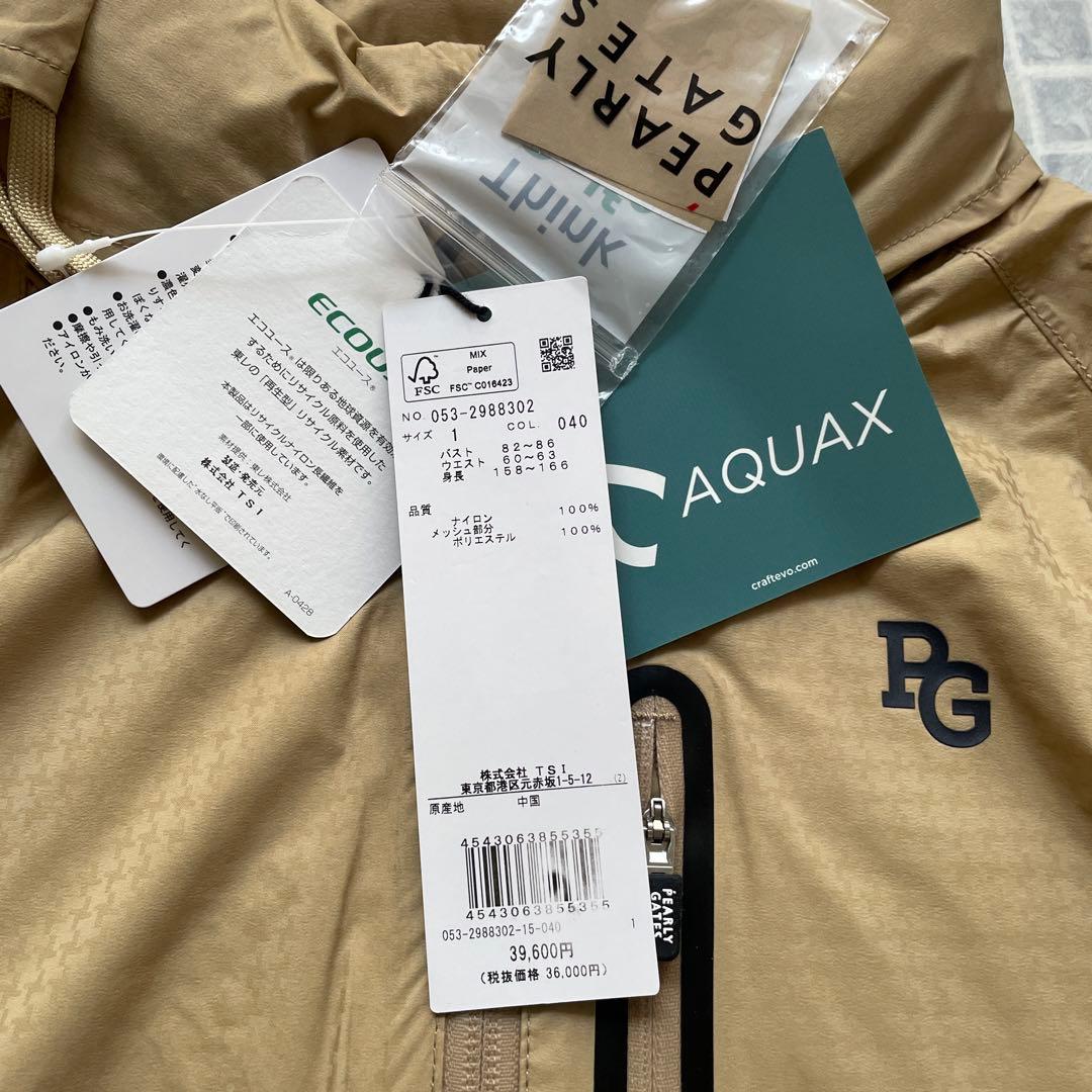 ゆか様】PEARLY GATES パーリーゲイツレインウエアブルゾンベージュ1