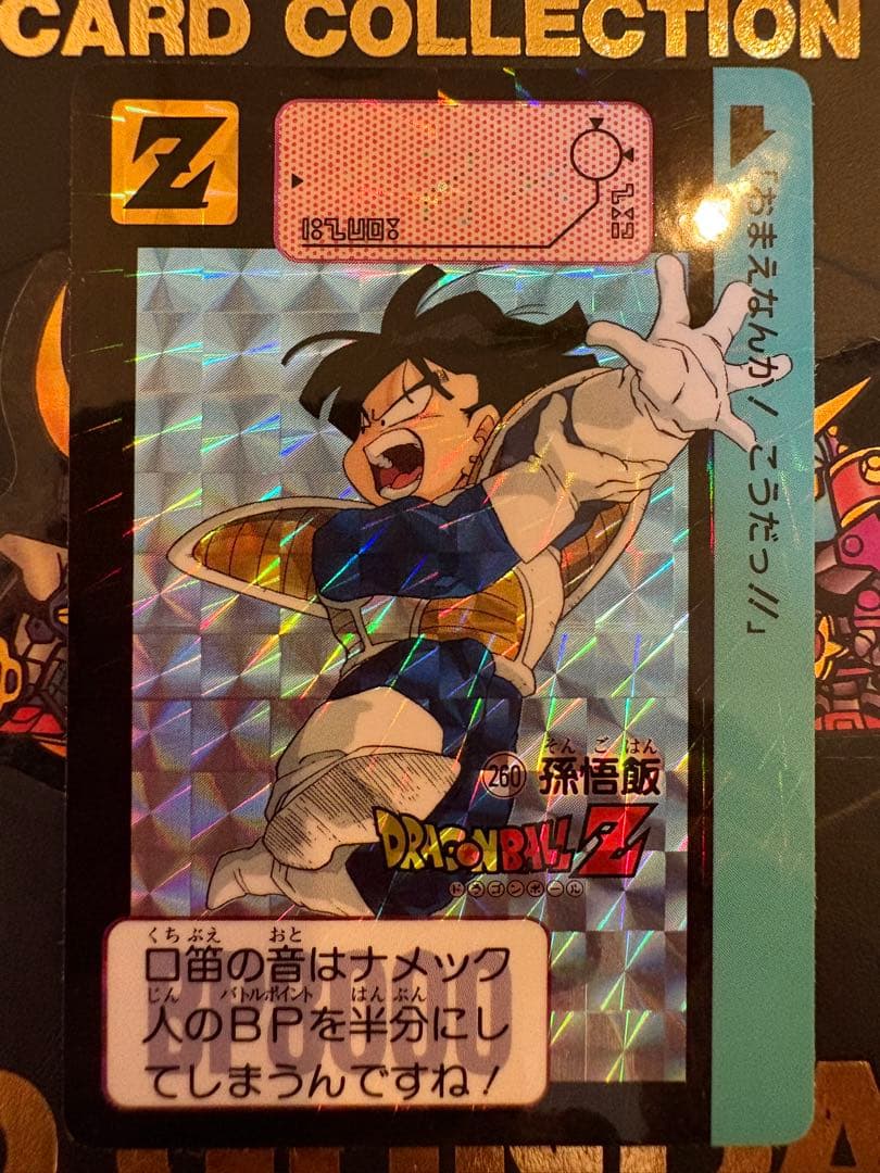 カードダス ドラゴンボールZ 孫悟飯 260 1991年製 - メルカリ