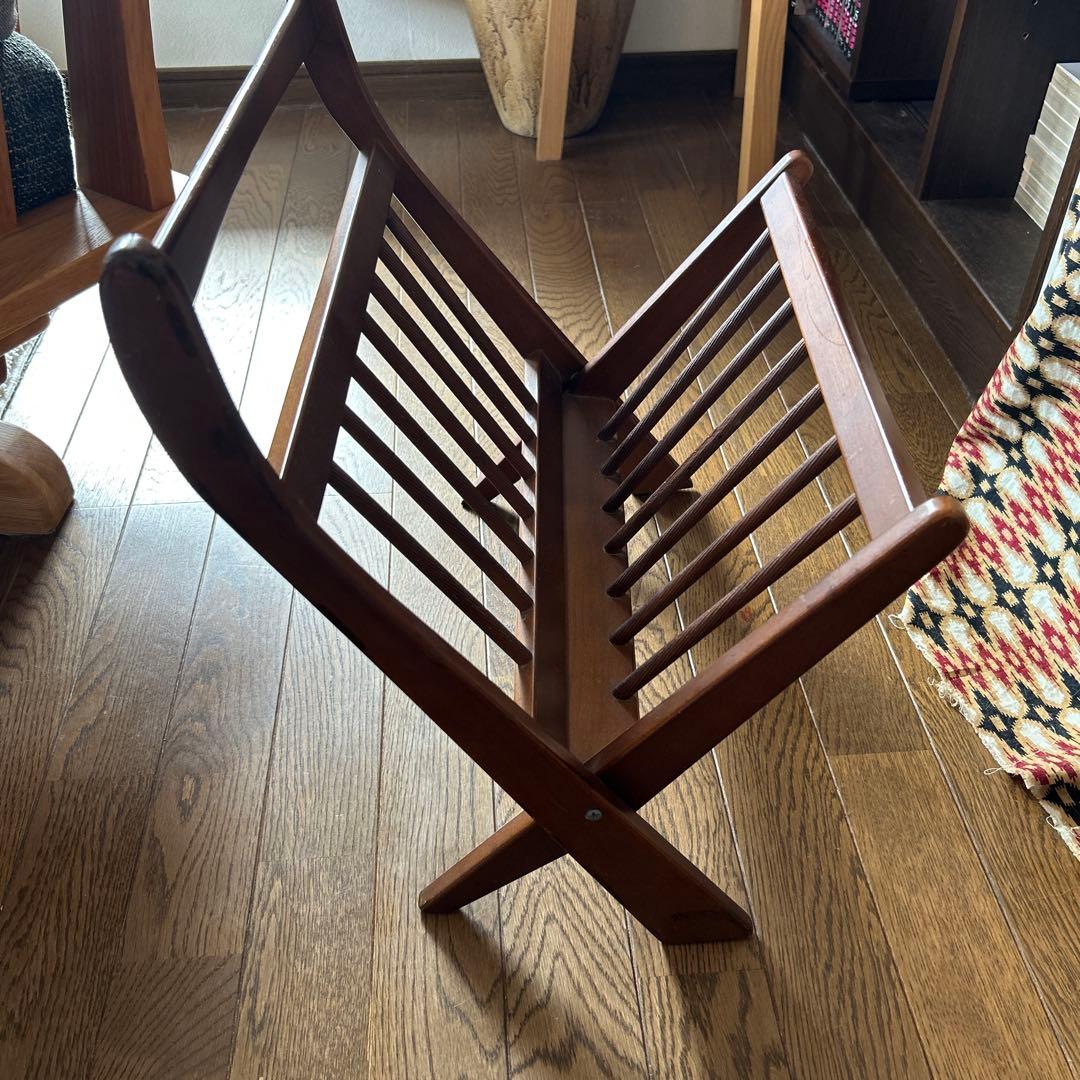 karimoku カリモク ヴィンテージ　 マガジンラック　ミッドセンチュリー Amazon.co.jp: 【カリモク60】 マガジンラック 雑誌収納 木製 ミッド