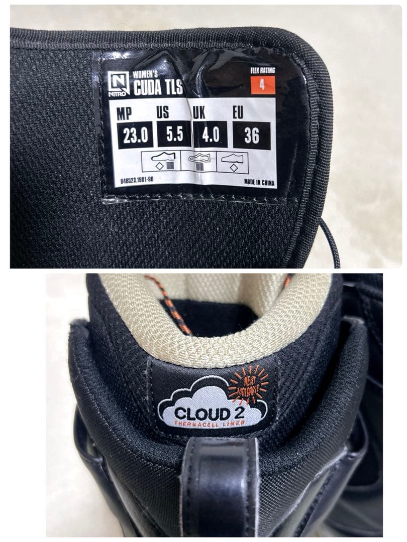 ✨極美品✨ NITRO CUDA TLS スノーボードブーツ 23cm - メルカリ