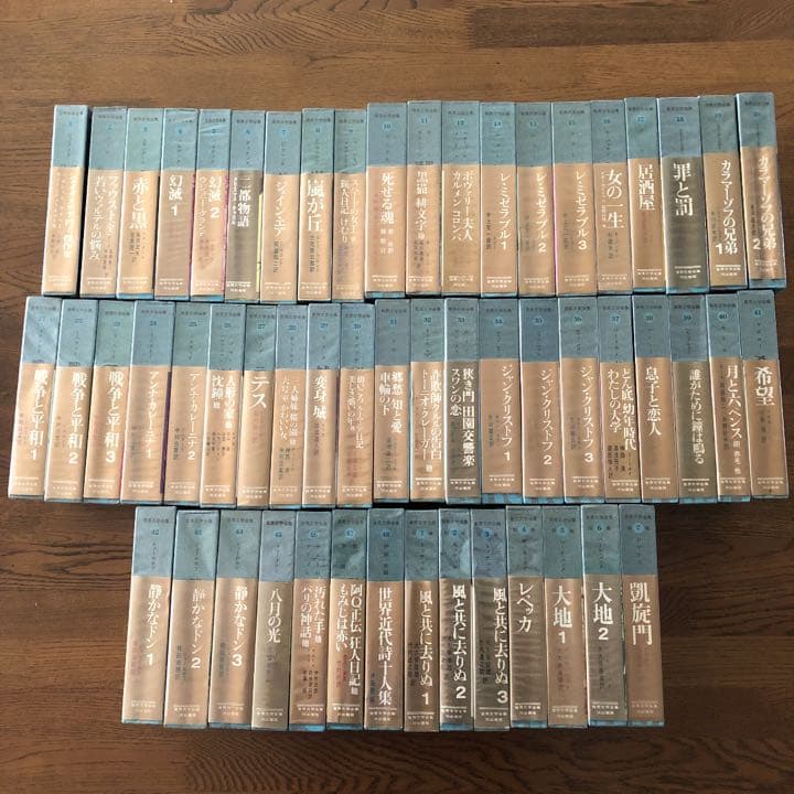 河出書房新社 グリーン版 世界文学全集 第1集全48冊+