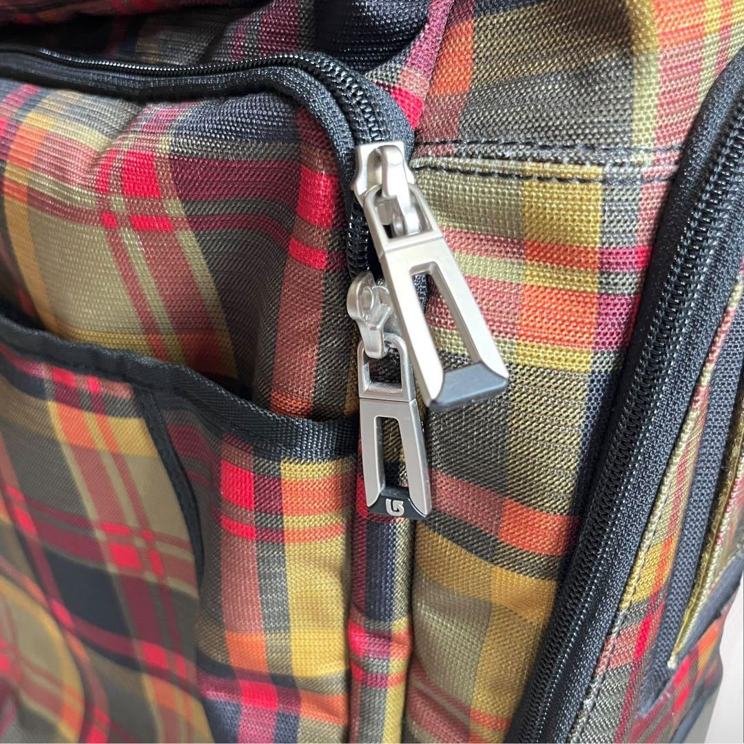 BURTON バートン キャリーバッグ チェック柄 マルチカラー - メルカリ