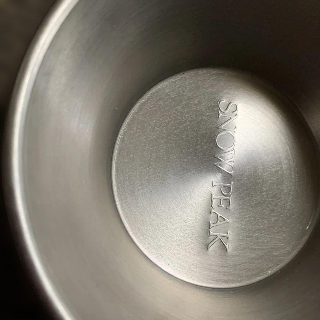 スノーピーク チタンシェラカップ 旧ロゴ 大文字 ヤマコウ 廃盤品