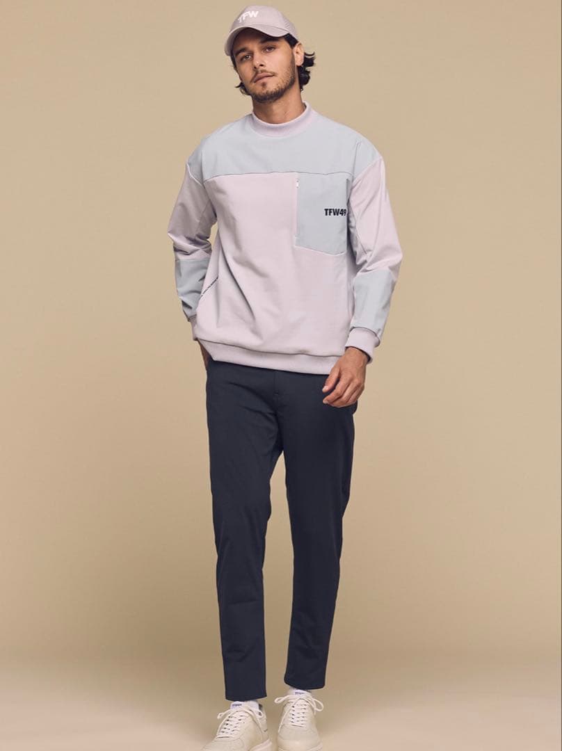 TFW49 L/S THICK COLLAR CREW NECK SHIRT L - メルカリ