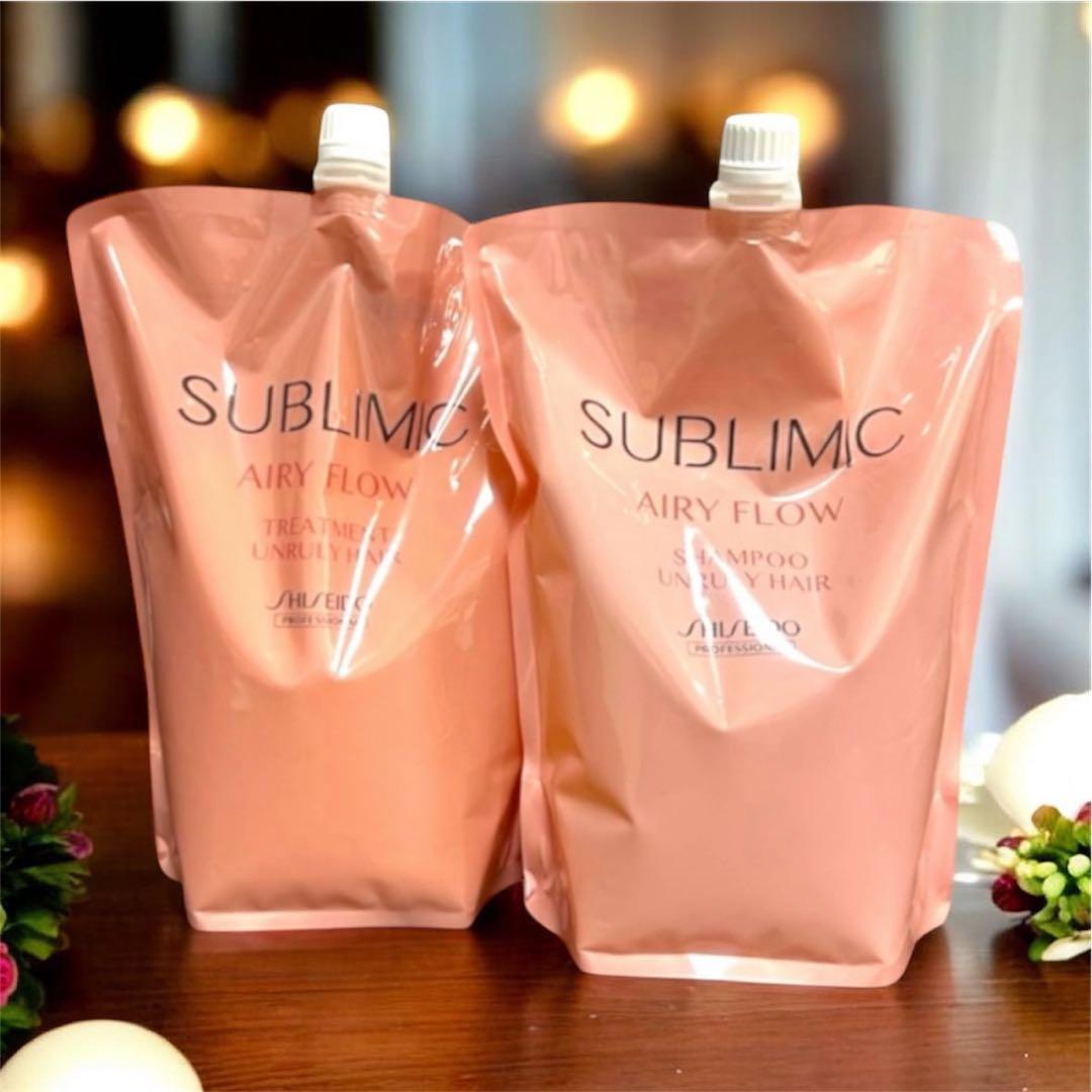 サブリミックエアリーフローシャンプー 1800mLトリートメント1800g詰替用 SHISEIDO PROFESSIONAL（資生堂プロフェッショナル） 資生堂
