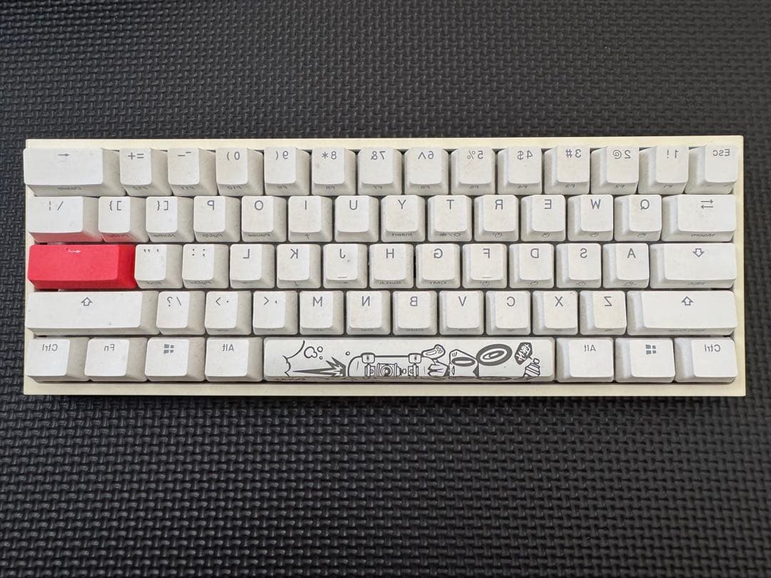 Ducky One 2 Mini ホワイトキーボード Ducky One 2 Mini Pro Pure White RGB LED 60% Double Shot PBT Mechanical