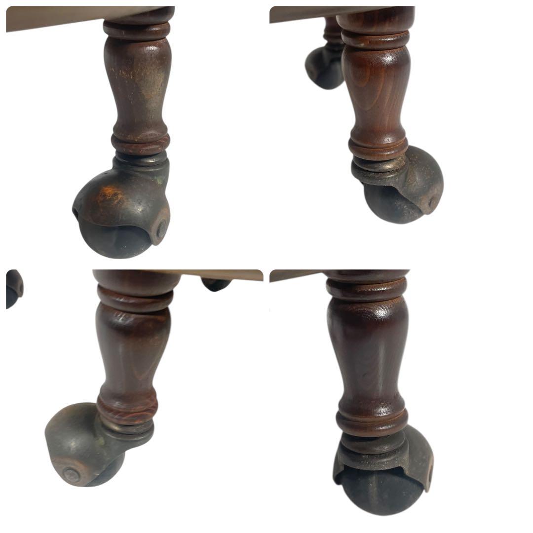 HR677 【レアデザイン】シャビー 古い飛騨産業 キッチンワゴン