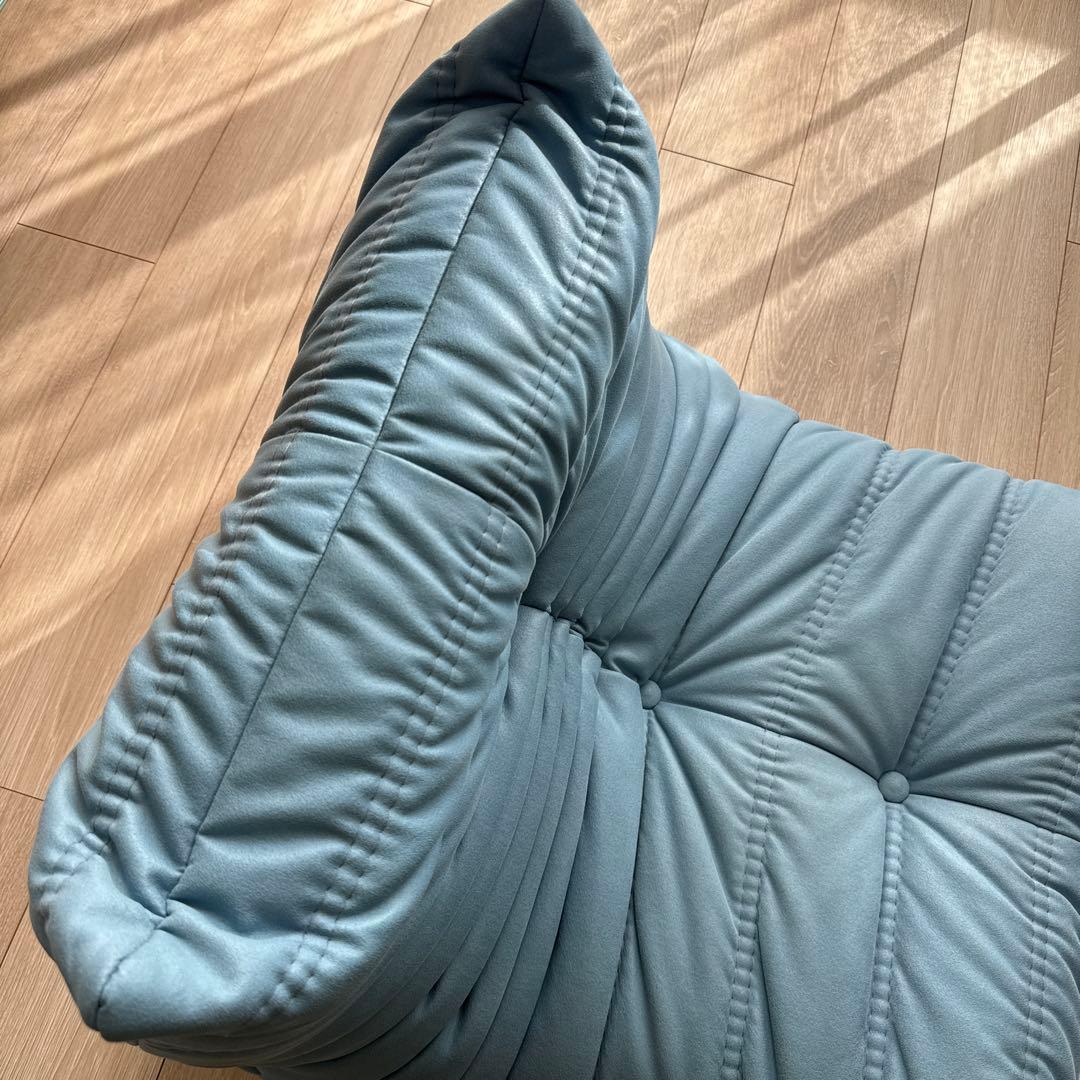 リーンロゼ ロゼトーゴミニ ブルー系 Mランク張地/人工皮革/販売価格17