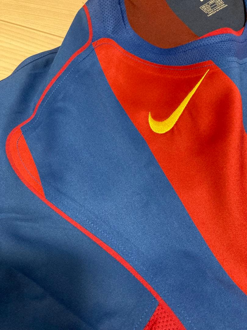 バルセロナ04/05（H）CLモデル #10 RONALDINHO 選手支給品 - メルカリ