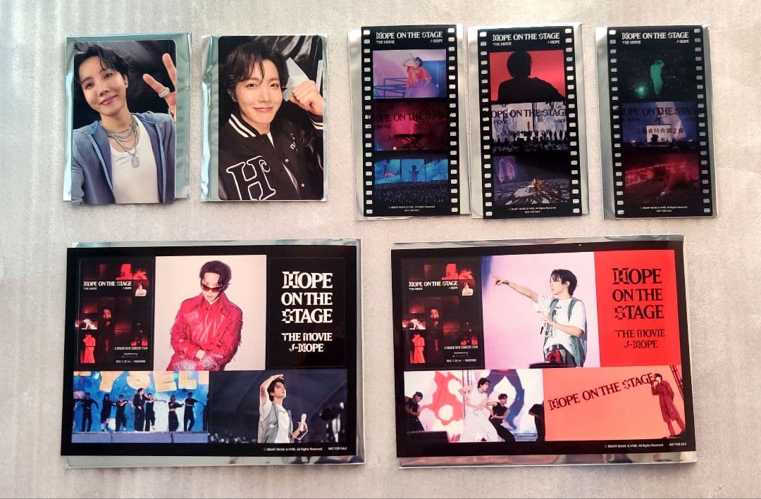 J-HOPE映画hope on the stage特典第1、2、3弾フルコンプ - メルカリ