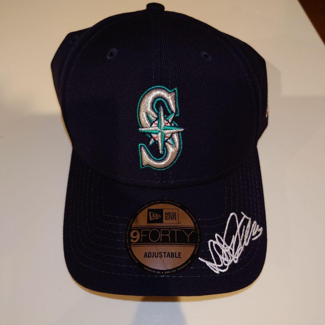 イチロー シアトルマリナーズ レア商品イチロー刺繍サイン入りキャップ
