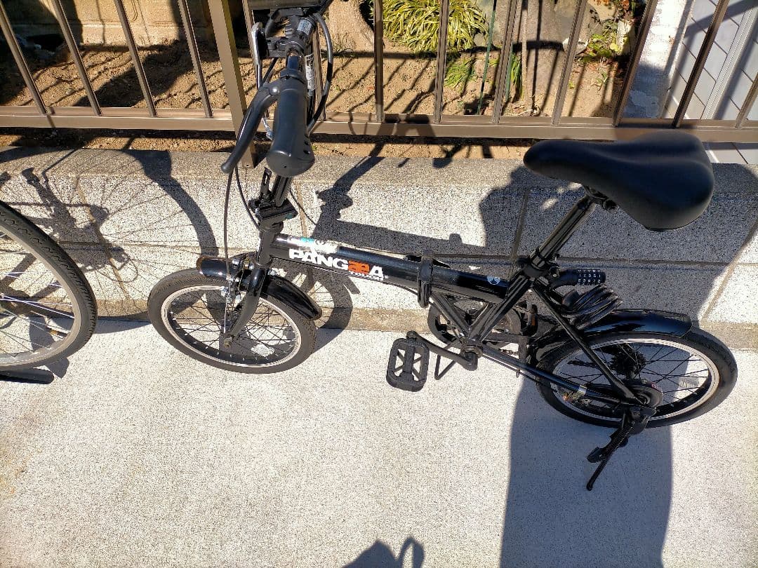 パンゲア ノーパンクタイヤ折りたたみ自転車 JR内房線浜野駅引き取り限定 3/4〜3/11期間限定セール！ノーパンク シマノ6段変速 折りたたみ自転車