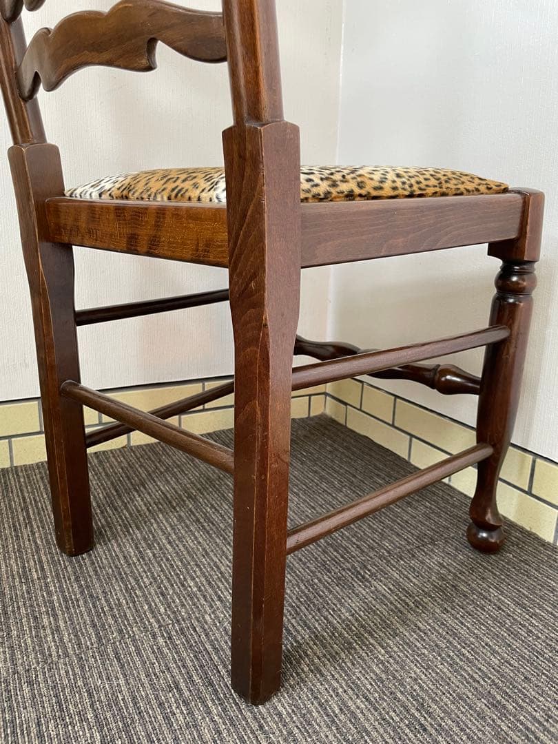 アンティークチェア ハイバック ダイニングチェア ボールアンドクロウ