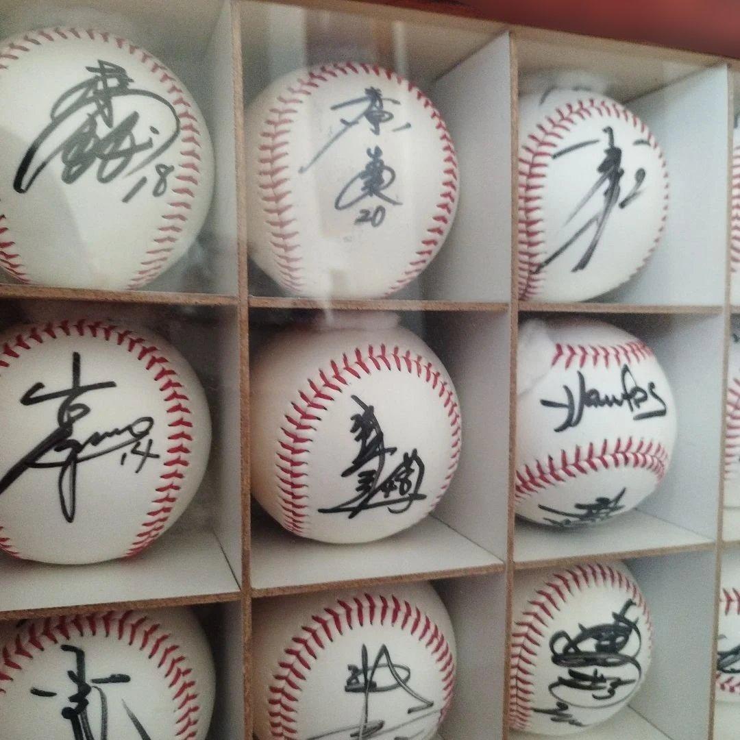 NPB選手サインボール24個セット+自家製アクリルボールケース - メルカリ