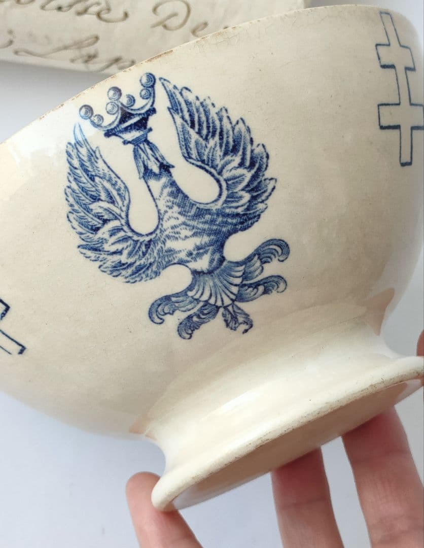 希少 美品 リュネビル ロレーヌ ボウル フランスアンティーク - メルカリ