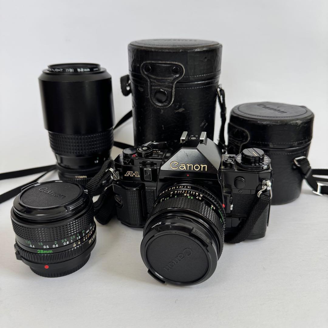 ジャンク】Canon A-1 ＆ FDレンズ3本セット（50mm F1.4他） - メルカリ