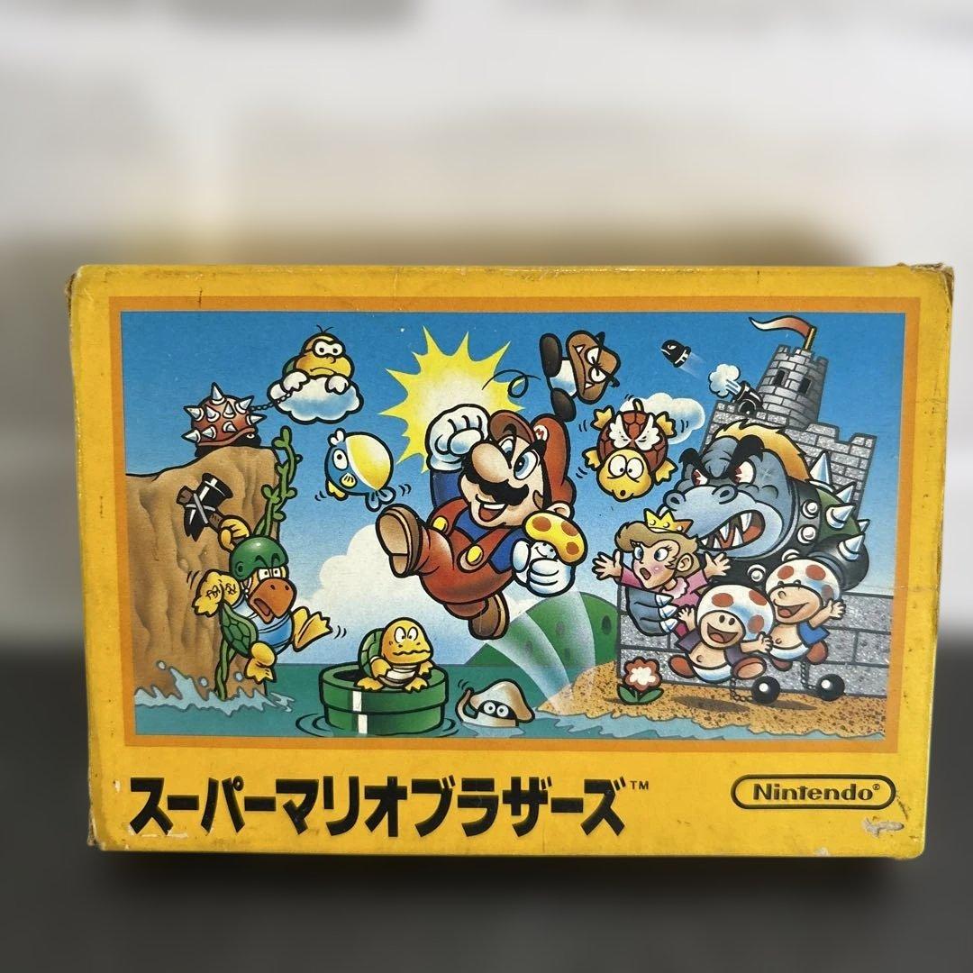 スーパーマリオブラザーズ 箱、説明書付き ファミコン Nintendo - メルカリ