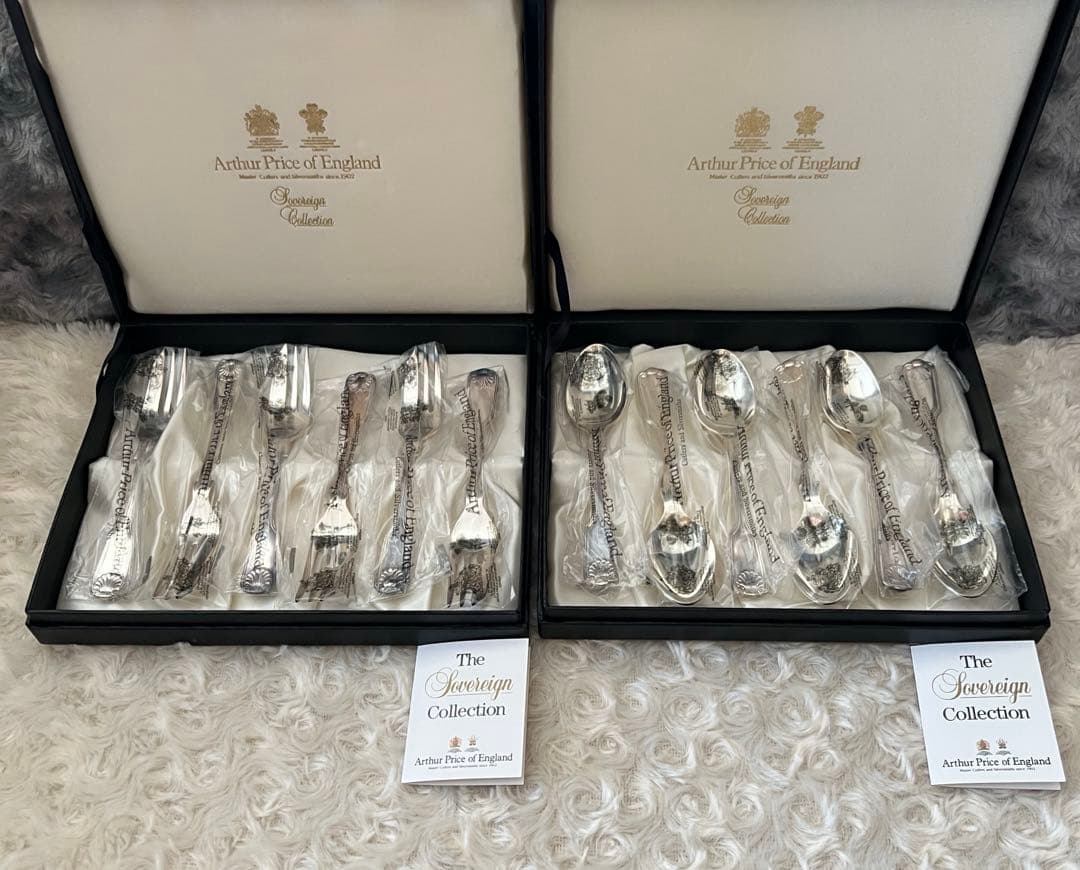 アーサープライス　カトラリーセット　ソブリン コレクション　スプーン＆フォーク アーサープライス カトラリーセット ソブリン コレクション スプーン 6