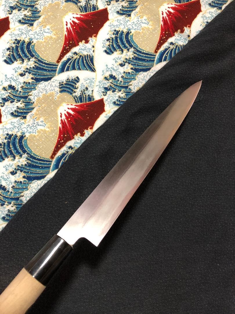 研ぎ済み】白鋼・手打ち 堺章正 柳刃包丁 刺身包丁 和包丁 ナイフ 料理