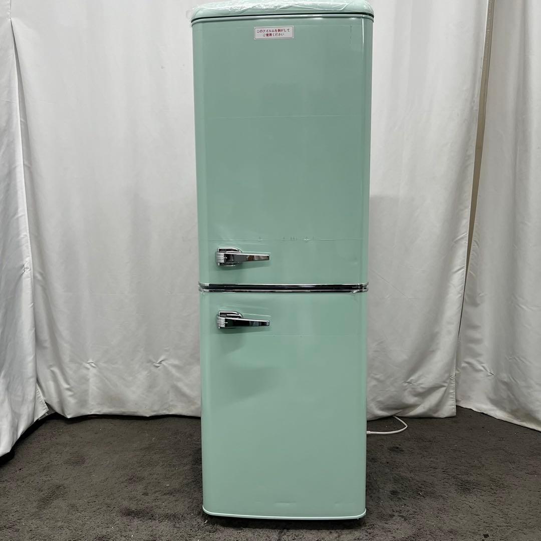 990⭕️【未使用・展示品】冷蔵庫 アイリスオーヤマ レトロ 一人暮らし
