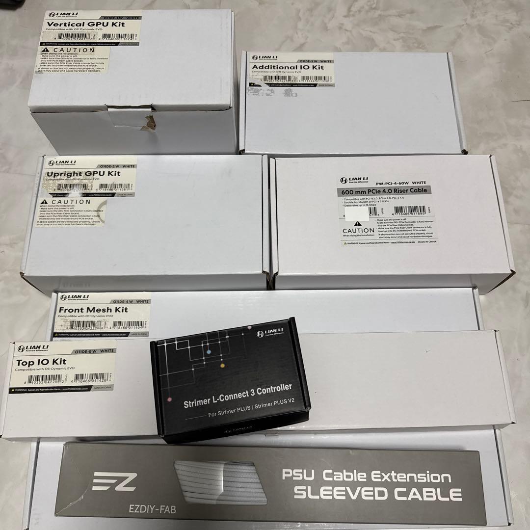 Lian Li PCケース用キットセット LIAN LI Universal 4-Slot Vertical GPU Kit - 欲しいPC DIYパーツを