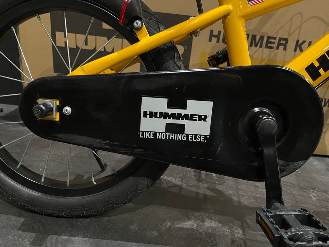 専用です。 HUMMER 子供 自転車 16インチ イエロー - メルカリ