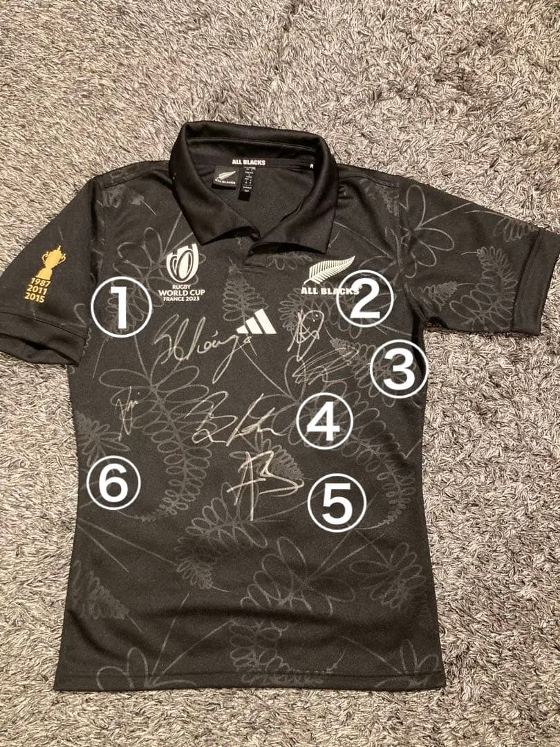 オールブラックス ブレイブルーパス リッチーモウンガ 直筆サイン入り