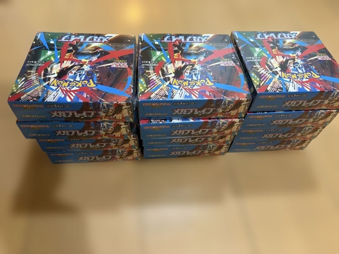 ポケモンカード　メガブレイブ　未開封　シュリンク付き12BOX メガブレイブ【未開封BOX・シュリンク付き】｜ポケモンカード｜PRICE