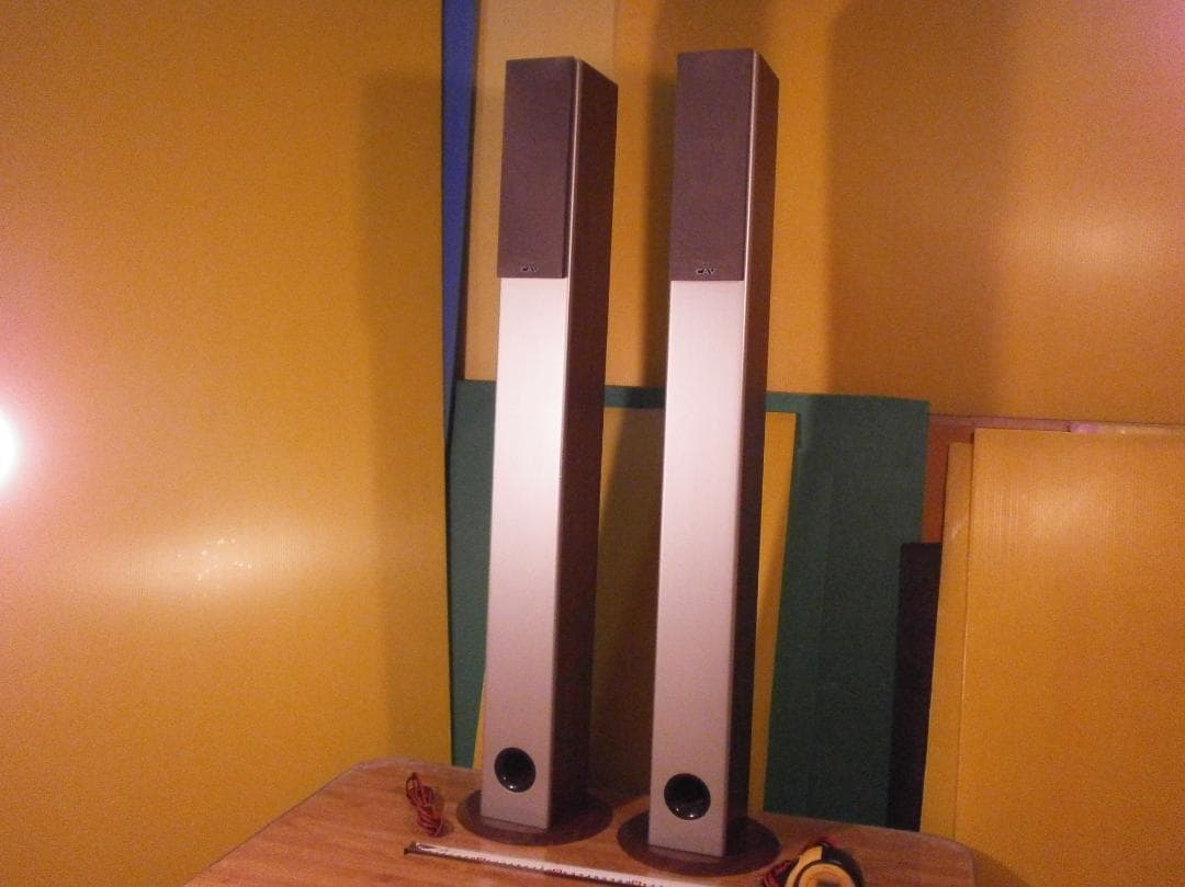 CAV DP-10型トールボーイ。スピーカー2台 6オーム コード付 - メルカリ