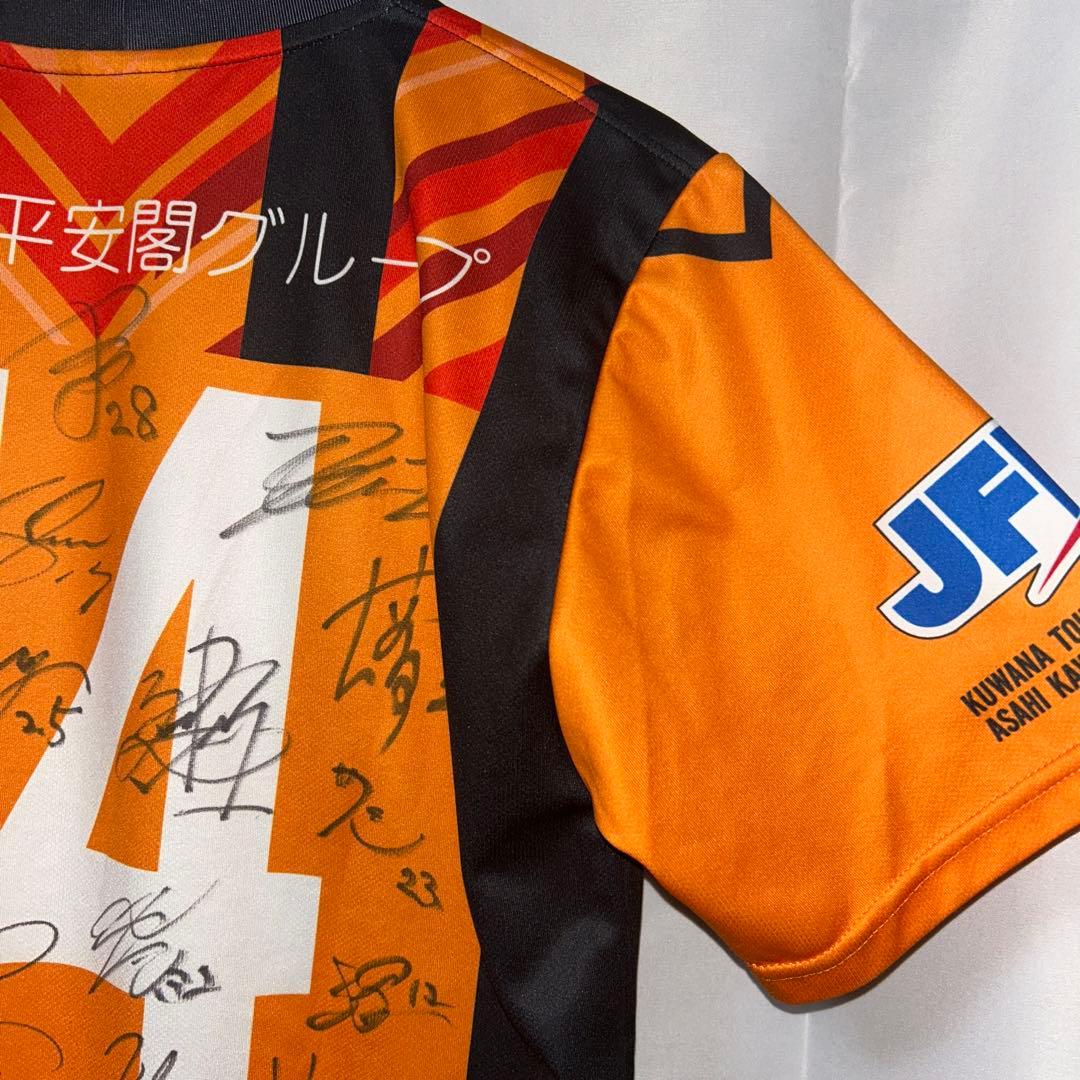 希少 ヴィアティン三重 JFLユニフォーム 選手サイン入り サイズS