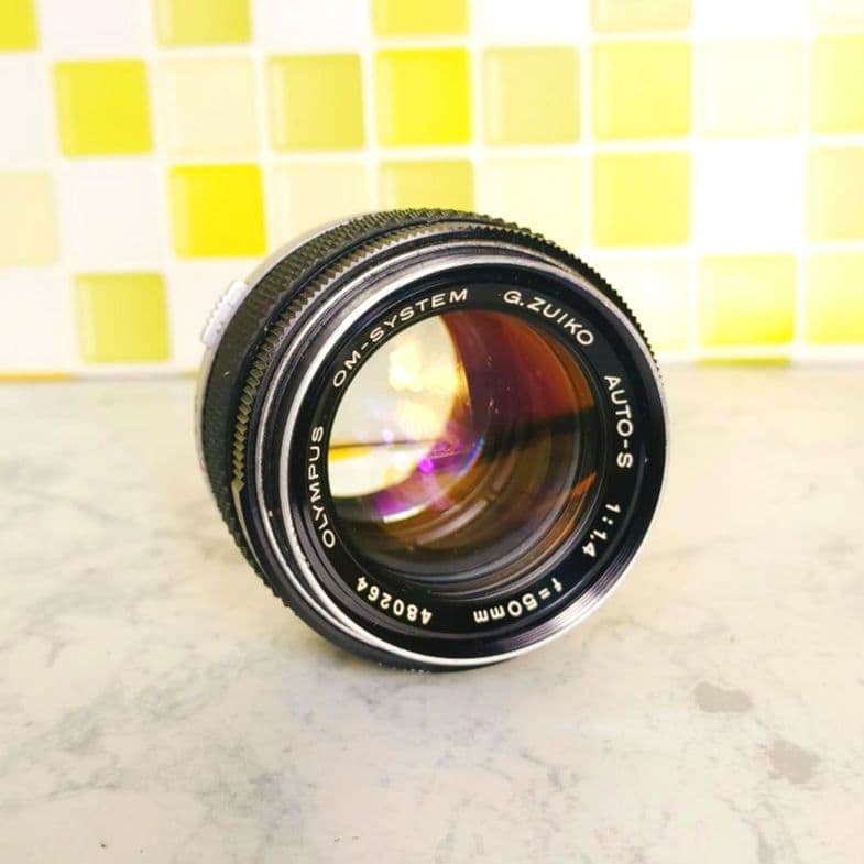 オリンパス OLYMPUS G.ZUIKO 50mm f1.4 単焦点 レンズ - メルカリ