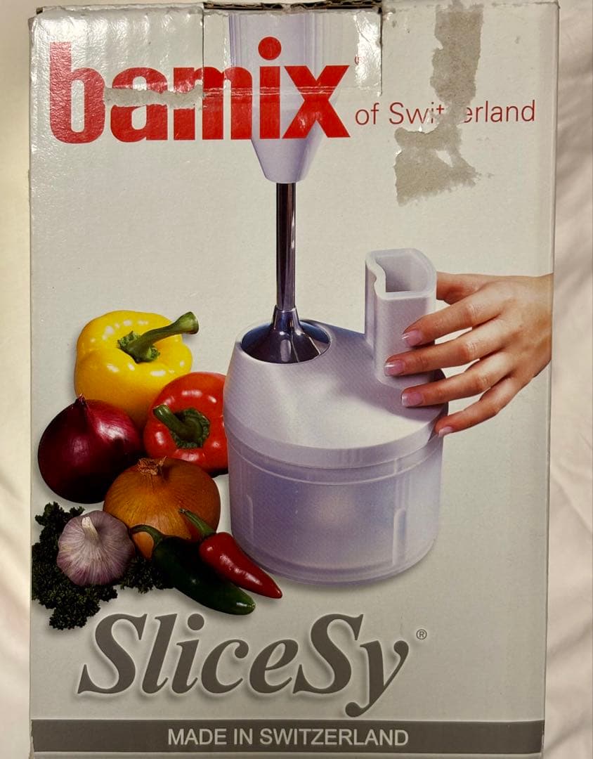 未使用　バーミックス bamix スライシー＋ディスク2.4 レシピ本付き 新品 バーミックス bamix スライシー＋ディスク2.4 レシピ本付き