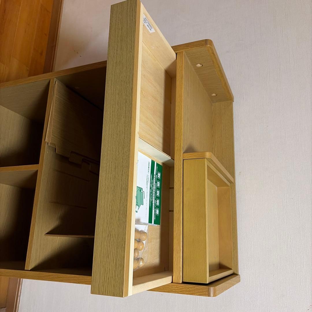 Benesse karimoku 整理準備サポートワゴン(引き出し付き) - メルカリ