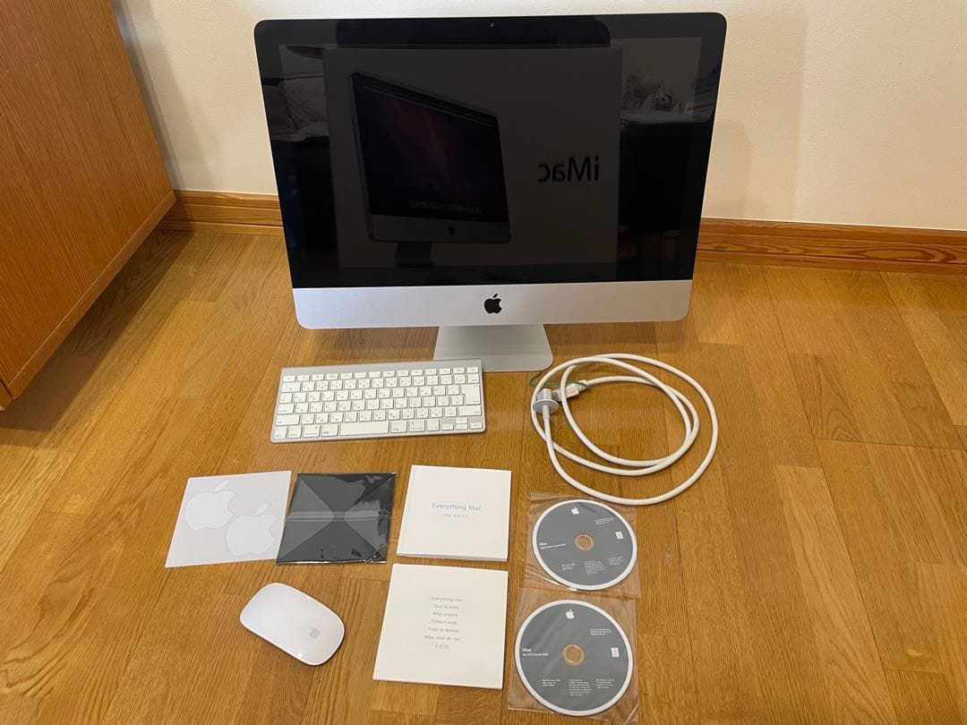 Apple iMac 21.5 late 2009シルバー 本体＋付属品 - メルカリ