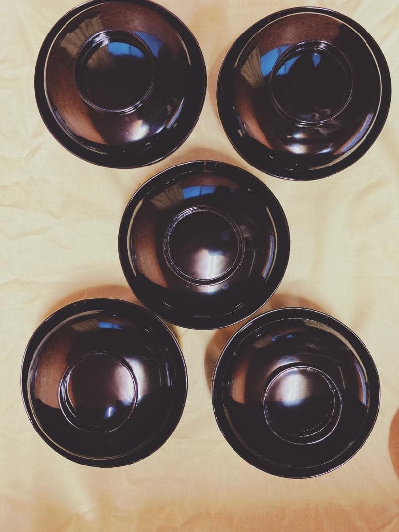 値下げ】 京蒔絵 鶉 うずら 蒔絵 蓋付椀 【5客】 - メルカリ