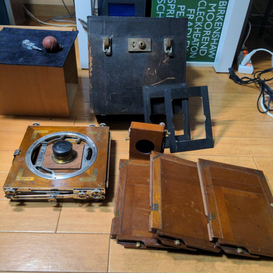 昭和レトロか？大正レトロか？超骨董品！木製蛇腹カメラ - メルカリ