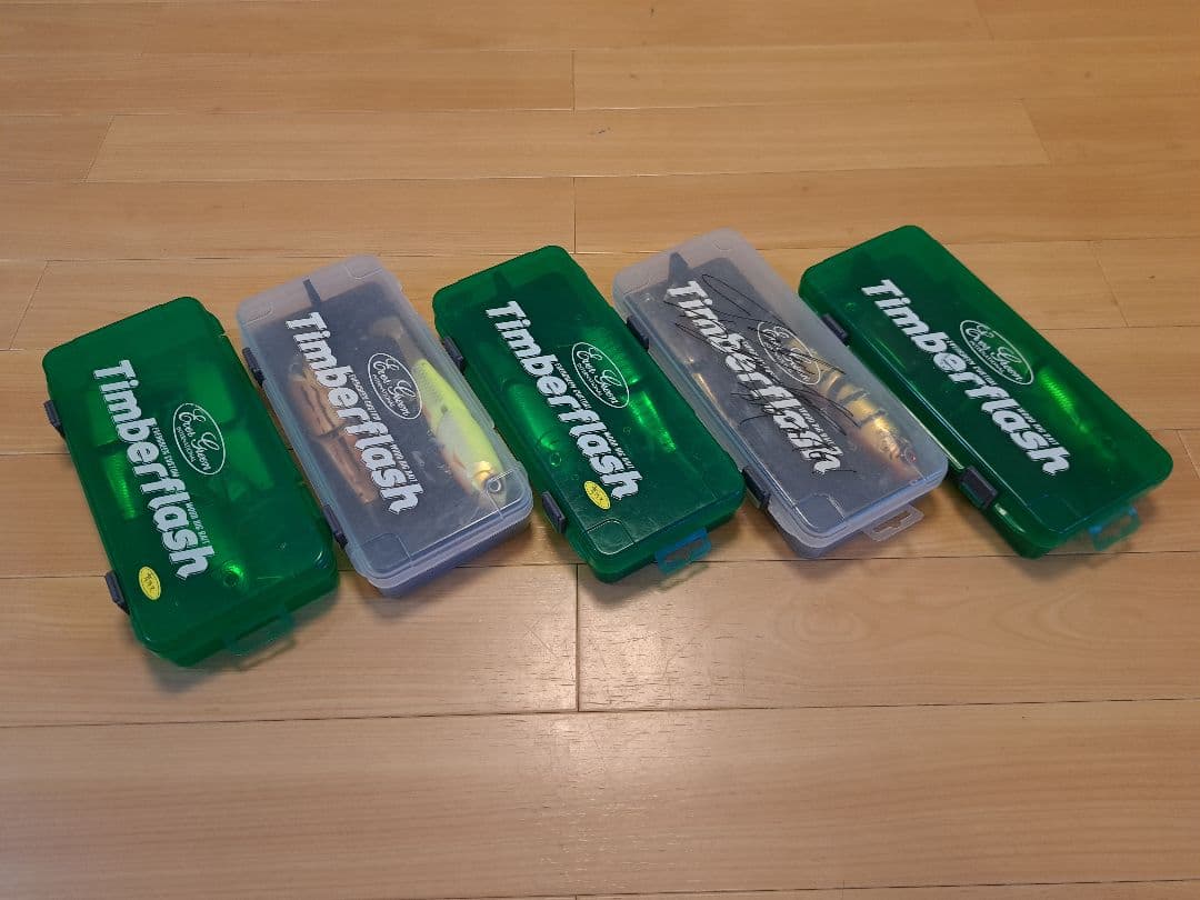 希少 未使用 エバーグリーン ティンバーフラッシュJr 11本11色まとめて