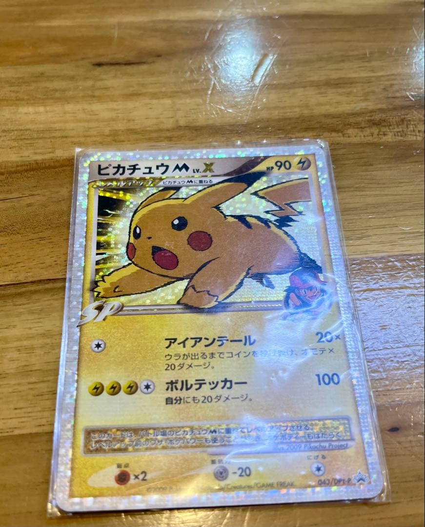 絶版希少】ピカチュウM LV.45 ピカチュウM LV.X ミチーナしんでん
