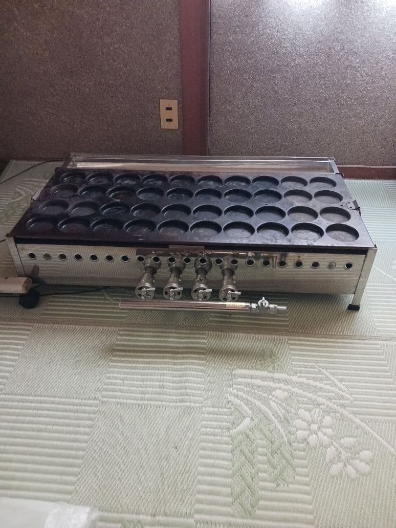 大判焼(回転焼)銅板40穴プロパンガス☆イベント什器☆屋台☆美品