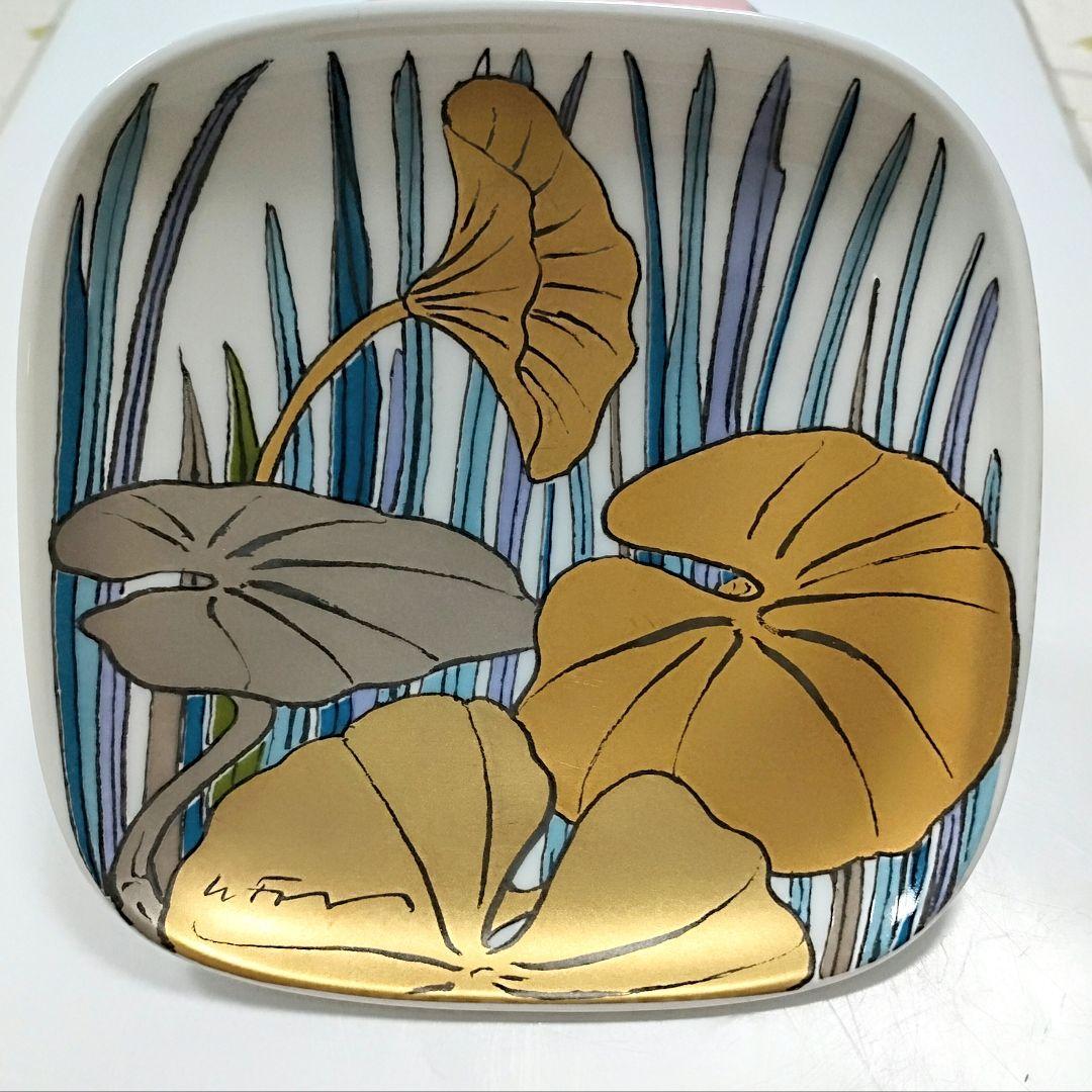 ○5492 ローゼンタール100周年記念スタジオラインドイツ金彩蓮絵皿