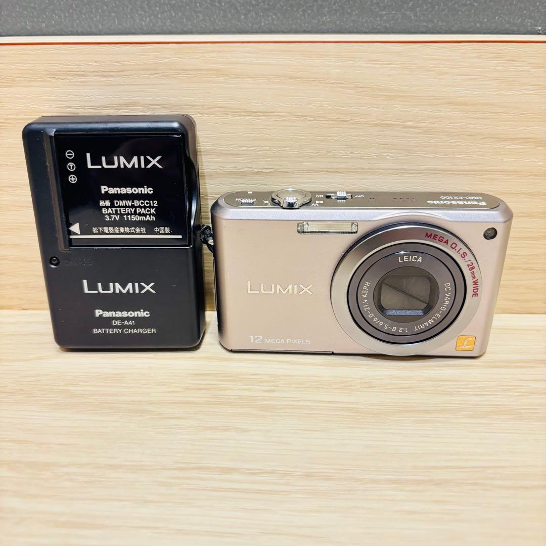 【ジャンク品】Panasonic DMC-FX100 Panasonic (パナソニック) コンパクトデジタルカメラ LUMIX 2007年製