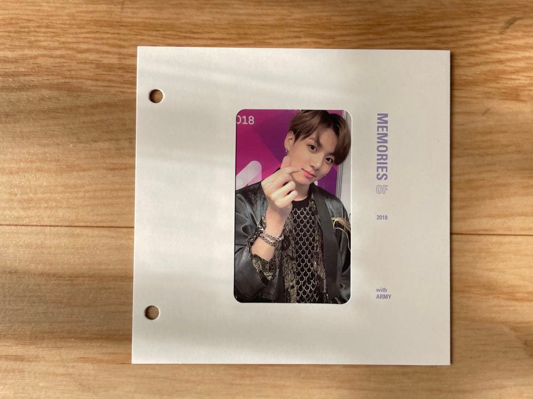 BTS Memories 2018 トレカ グク BTS MEMORIES 2018 Blu-ray ジョングク 特典 トレカ - メルカリ