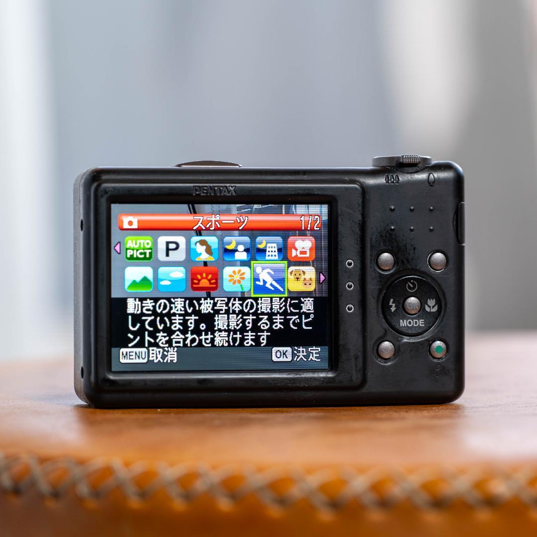 可愛いすぎるコンデジ】PENTAX optio RZ10 ブラック - メルカリ