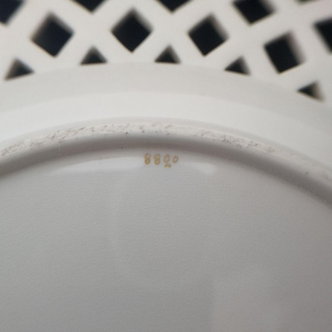 日本仕様 （希少）ミントン社 キャビネットプレート ターコイズ盛上げ